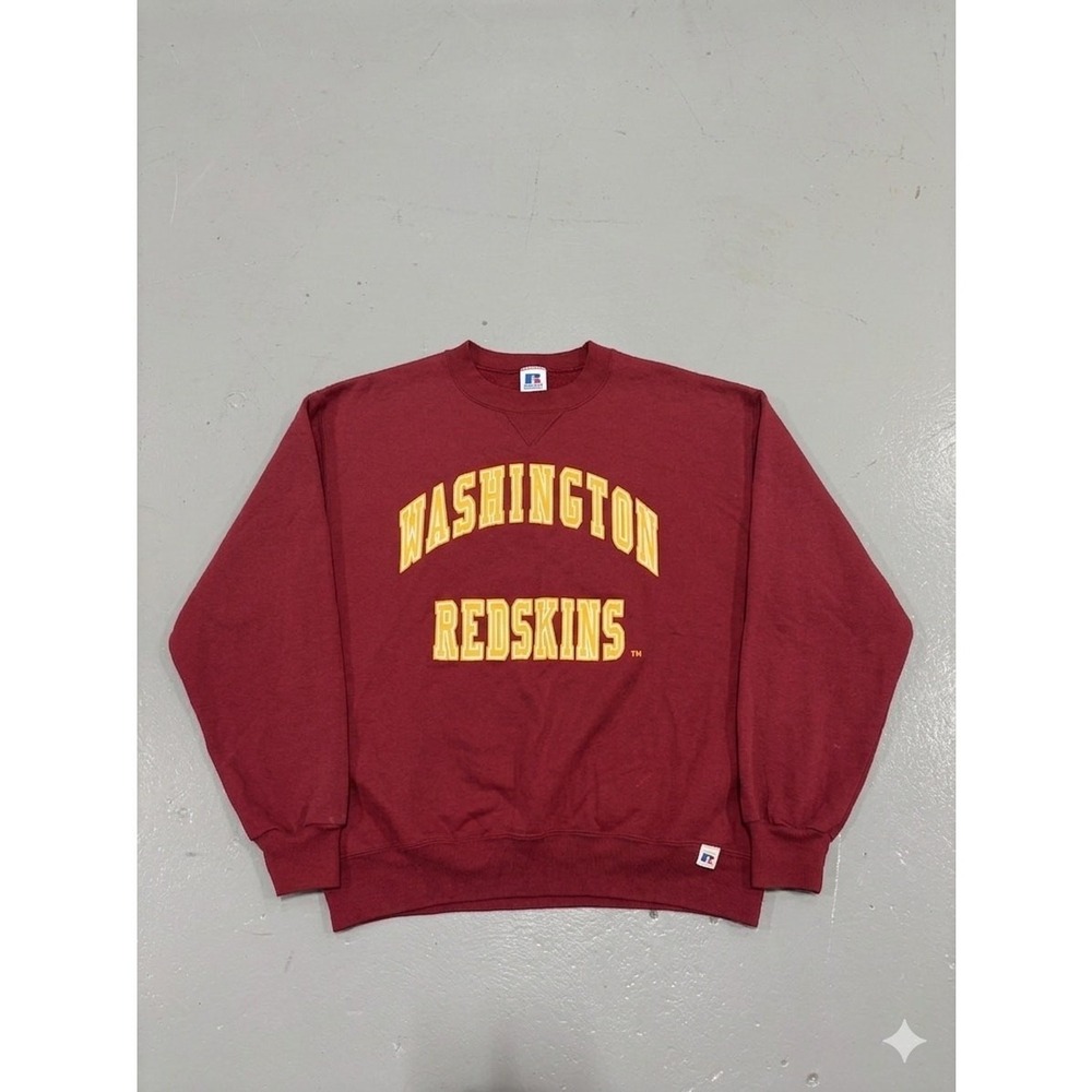 Vintage 90s Russell Athletic Washington Redskins Crewneck Size L Made in USA